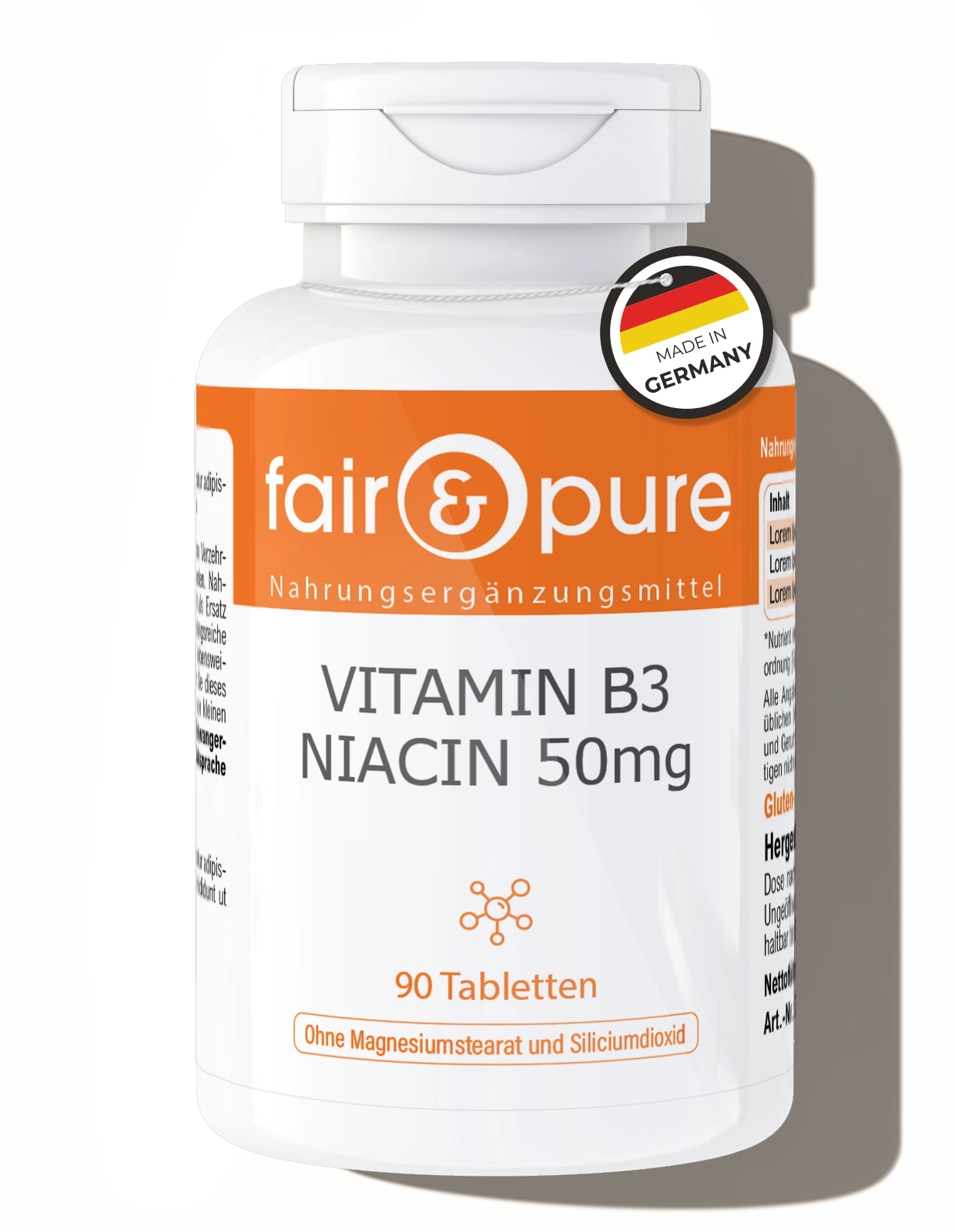 Vitamina B3 Niacina 50mg